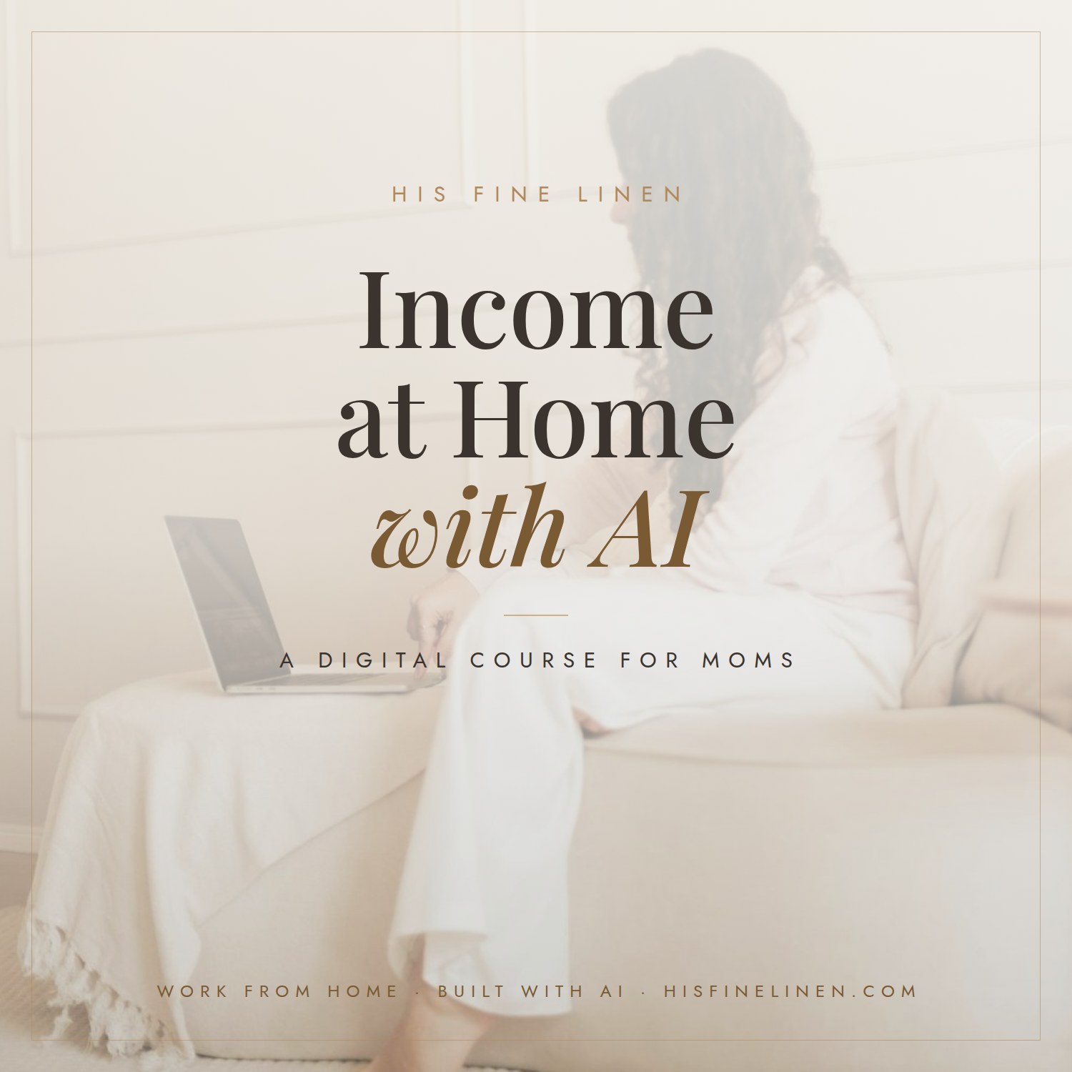 Income at Home with AI course cover